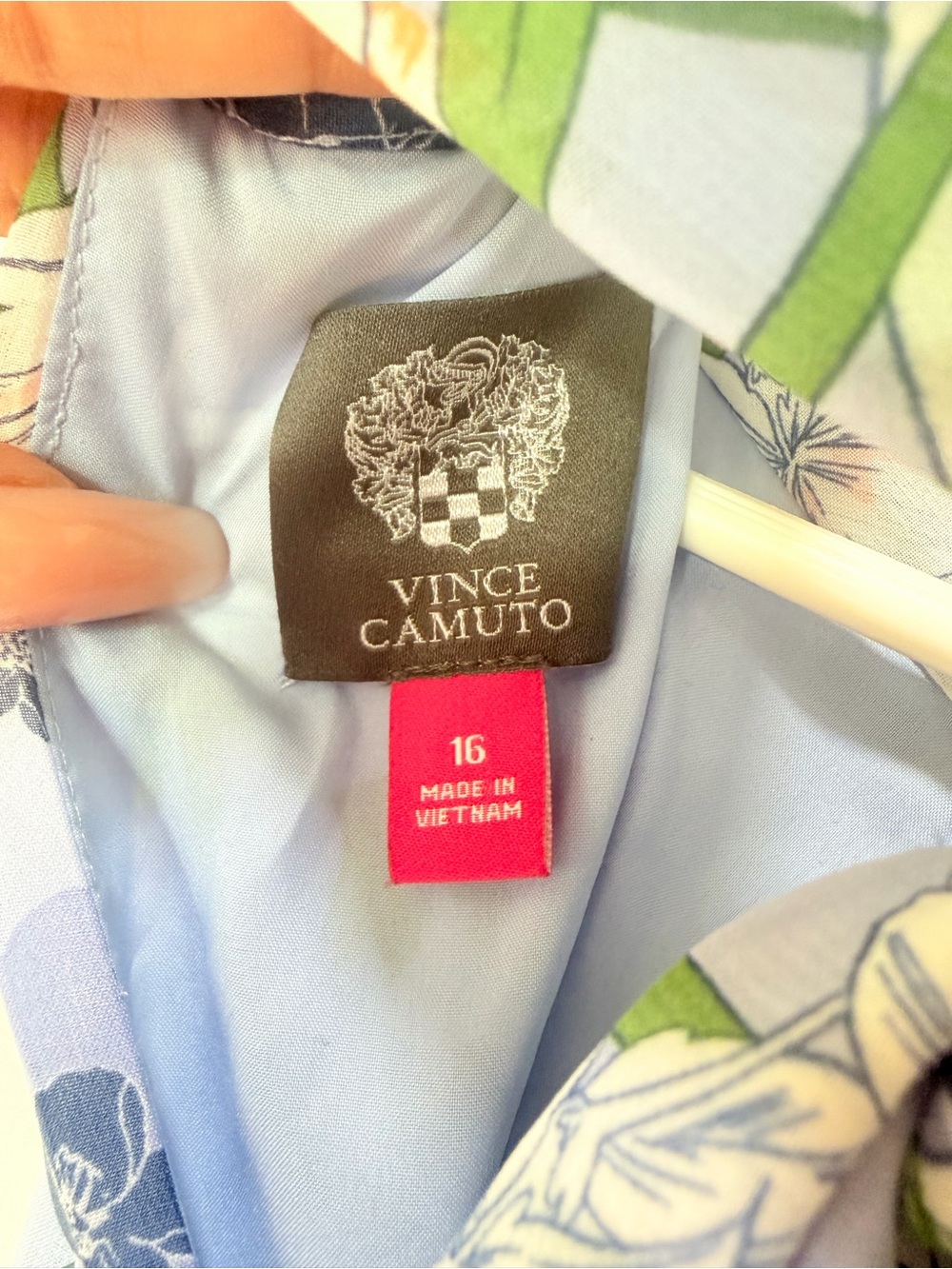 Vince Camuto Blue Floral Sport Coat